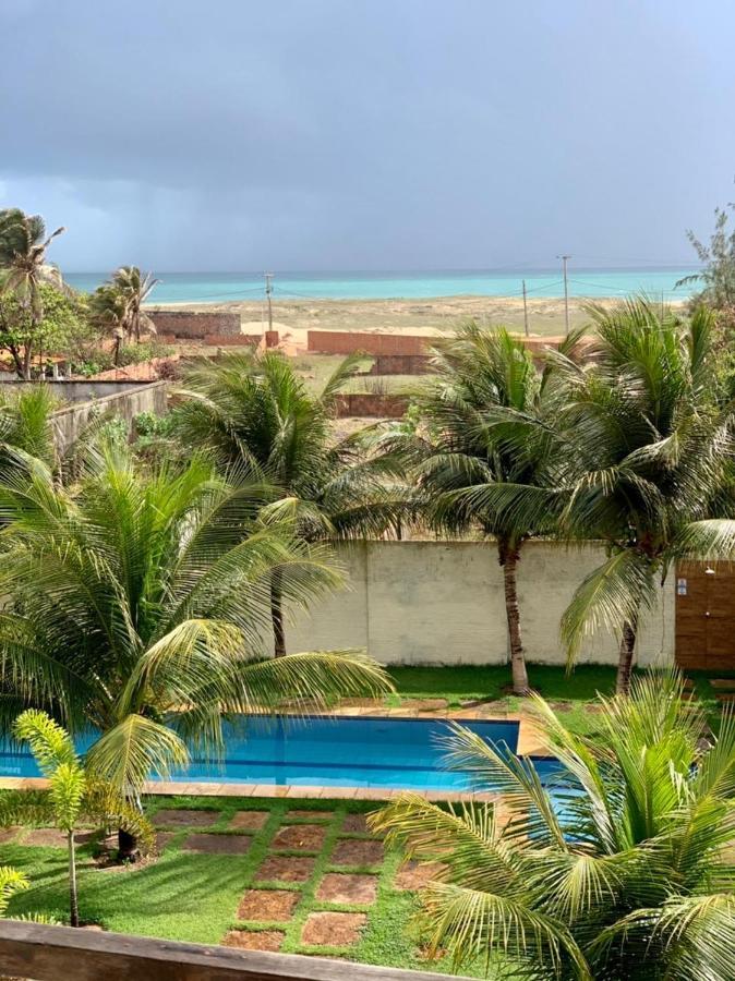 Apartamento Com Vista Para O Mar, Piscina , Deck , Playground E Estacionamento . Taiba Ngoại thất bức ảnh