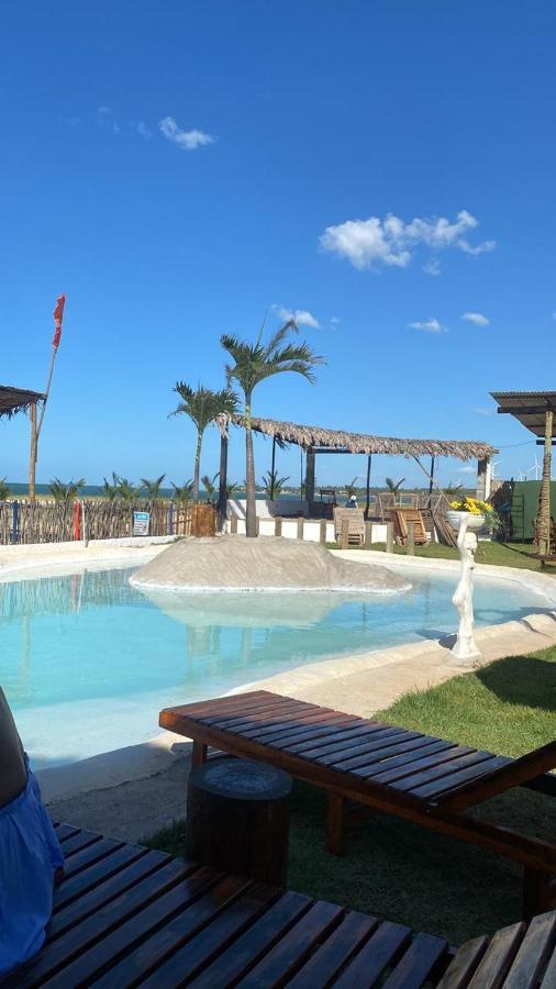 Apartamento Com Vista Para O Mar, Piscina , Deck , Playground E Estacionamento . Taiba Ngoại thất bức ảnh