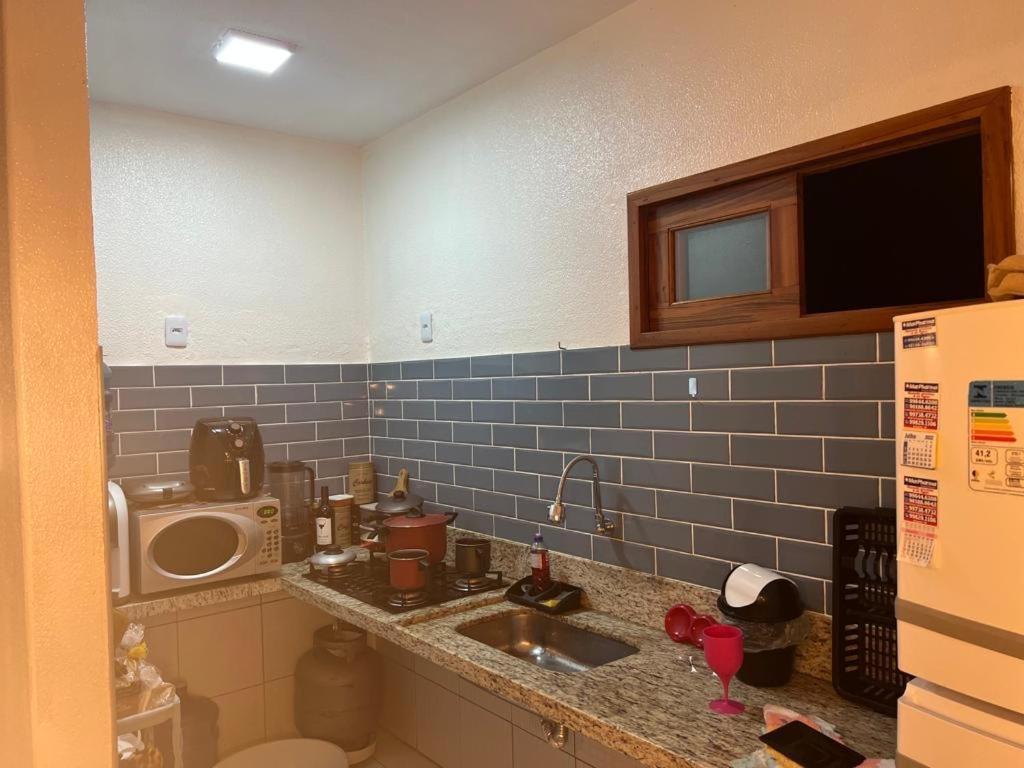 Apartamento Com Vista Para O Mar, Piscina , Deck , Playground E Estacionamento . Taiba Ngoại thất bức ảnh